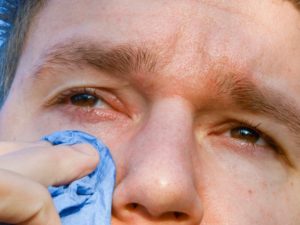 Ощущение воды в глазах