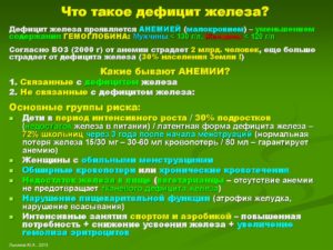 Есть ли скрытый дефицит железа?