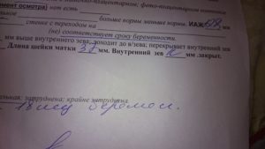 Беременность 21 неделя, открыт внутренний зев