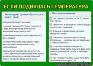 Температура у ребенка падает и снова поднимается