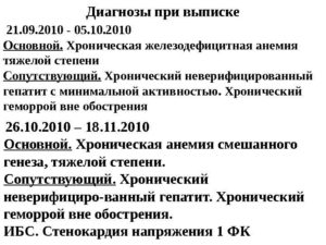 Анемия легкой степени смешанного или неясного генеза