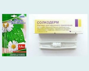 Прижигание кондилом солкодермом