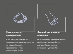 Член упал во время секса