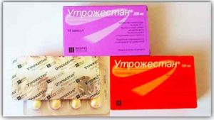 В какой дозировке пить утрожестан при фолликулярной кисте яичника?