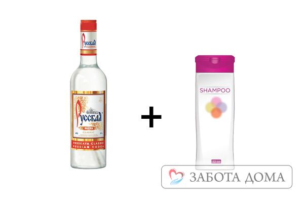 Водка с шампунем от пролежней Водка с шампунем от пролежней
