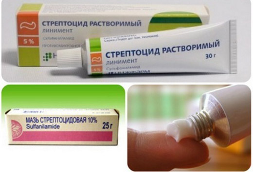 Стрептоцидовая мазь Стрептоцидовая мазь