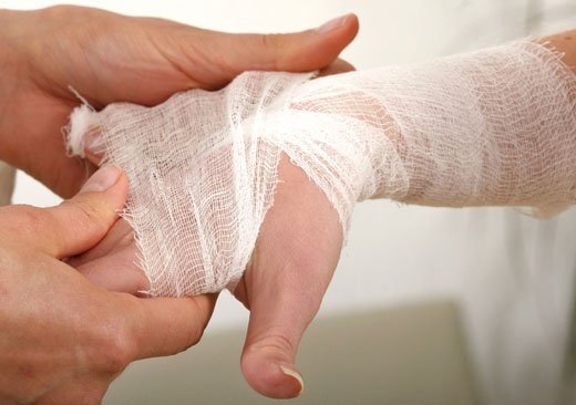 Повязка на руке