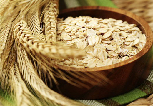 Овсянка и пшеница